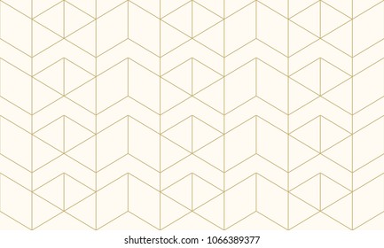 Pattern seamless abstract  background gold luxury color and line. Geometric line vector.