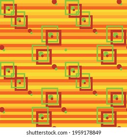 The pattern is seamless, abstraction, bright, energetic, geometric The pattern is suitable for textiles, prints, paper. Vector. 