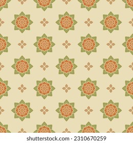 Muster und nahtlose asianische Hintergrunddekoration für Druck, Flyer, Poster, Web, Banner, Broschüre und Kartenkonzept Vektorgrafik