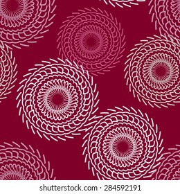 pattern seamless pattern background circular patterns gears on a red.
