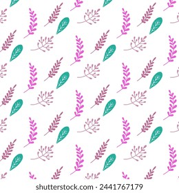 Pattern Seamless Background Floral Plant