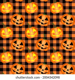 Pattern : Seamless background with Halloween pattern. wrapping paper, website banner