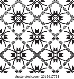 Pattern seamless beauty for carpet textile or batik