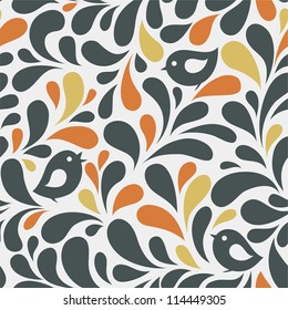 Pattern seamless with birds