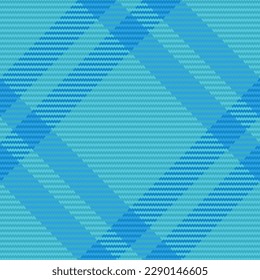 Pattern seamless check. Fabric textile plaid. Texture background tartan vector in blue and cyan colors.
