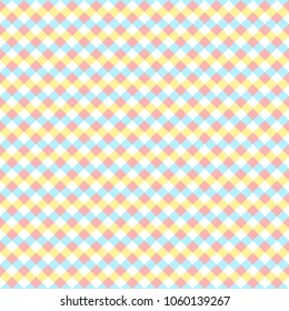 Pattern seamless checkered chevron with colorful suitable for summer. Design geometric stripe for background image or fashion minimalist design, fabric, textile, wallpaper, wrap etc. Abstract vector.