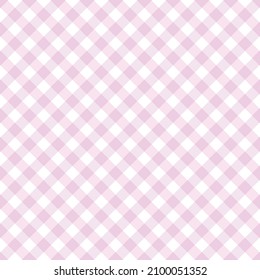 Pattern seamless checkered chevron with pink tone. Design geometric stripe for background image or fashion minimalist design, fabric, textile, wallpaper, gift wrapping paper etc. Vector