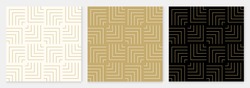 Pattern Seamless Chevron Abstract Wave Background Stripe Gold Luxury Color And Line. Geometric Line Vector.