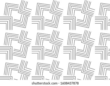 Pattern seamless chevron abstract wave background stripe. Geometric line vector.