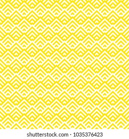 Pattern seamless chevron stripe yellow alternating white colors. Design geometric stripe abstract for summer background.