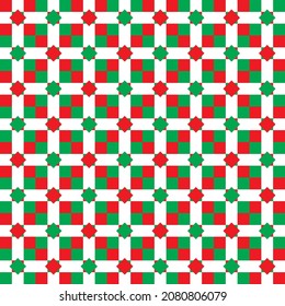 Muster nahtlose Weihnachten Rot und Grün für Papier Geschenkhintergrund etc.