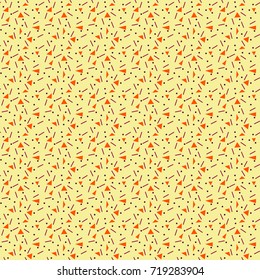 Pattern seamless with circle, line and triangle. Color background texture.