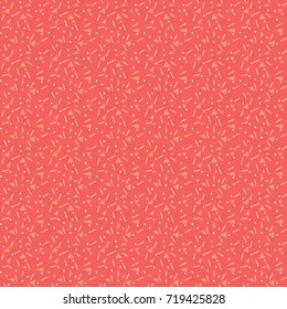 Pattern seamless with circle, line and triangle. Color background texture.