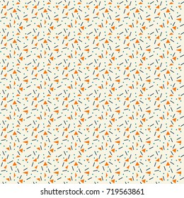 Pattern seamless with circle, line and triangle. Color background texture.