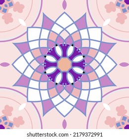 sin inconvenientes de una imagen abstracta colorida. Mosaico vintage.