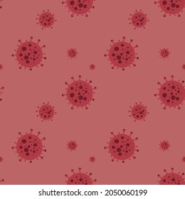 pattern seamless coronavirus COVID-19. virus