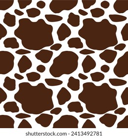 Pattern seamless cow's skin texture