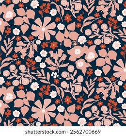 Pattern Seamless Design Art Floral Illustration Vector