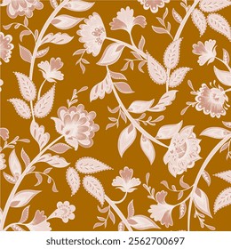 Pattern Seamless Design Art Floral Illustration Vector
