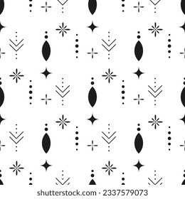 pattern seamless esoteric esoteric dot pattern vector black 