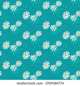 The pattern is seamless floral bright, energetic, The pattern is suitable for textiles, prints, paper. Vector. 