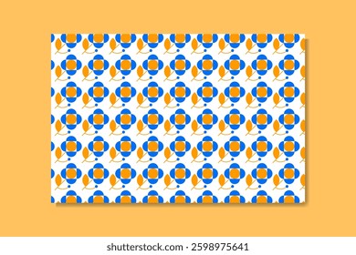pattern seamless floral geometric with white background for wallpaper