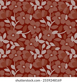 Pattern Seamless Flower NAture Fabric Textile Illustration Vector