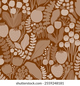 Pattern Seamless Flower NAture Fabric Textile Illustration Vector