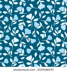 Pattern Seamless Flower NAture Fabric Textile Illustration Vector