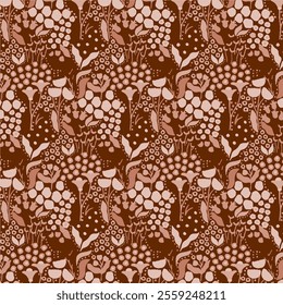 Pattern Seamless Flower NAture Fabric Textile Illustration Vector