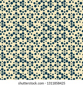 pattern is seamless, geometric, monochrome, circle