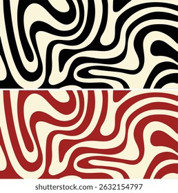 Pattern Seamless Geometric - Random Cut-Out Elements Mixed Creatively