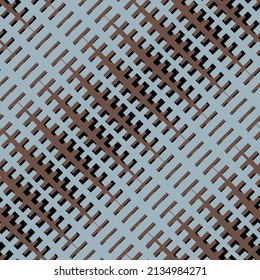 Muster nahtlose geometrische strukturierte Armbanduhr-Dekoration wickeln regelmäßige unendliche Vorhänge Gewebe Gewebe Männer Farbpalette Struktur Ornament Abstraktion schwarz brauner Quadrat Vektorgrafik