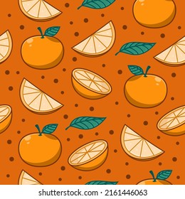 Muster nahtlose Illustrationen süße Naturobjekte Obst und Gemüse für Hintergrund und Produktverpackungen