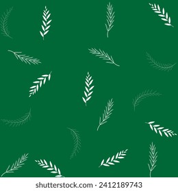 pattern, seamless, leaf, background, illustration, vector, wallpaper, summer, design, fashion, textile, nature, fabric, plant, tree, decoration, texture, green, brown, light, chaotic, white, abstract,