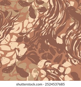 Pattern seamless Leopard skin texture for fabric Abstact background trend textiles. Illustration. Design Print. 