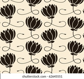 pattern seamless with lotus