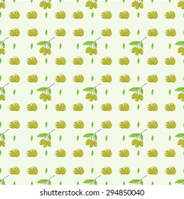 pattern seamless olive oil