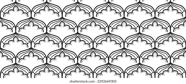 Muster nahtlose orientalische Vintage Indien Hintergrund, abstrakter Muster Hintergrund. Vintage dekorative Elemente. Handgezeichnet. Vintage-Design-Dekoration antike Textil-Hintergrund.