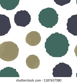 Pattern Seamless Points in of three colors. For your design. Vector.