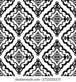 patrón, sin costuras, quatrefoil, tulipán, flor, floral, geométrico, morisco, arabesco, minimalista, moderno, Fondo de pantalla, fondo, textura, gris, blanco, pastel, Vector, ilustración, diseño, decorativo, adorno, azulejo, cerámica, simétrico, repetir, simple, elegante, clásico, vintage, retro, textil, tela, interior, decoración, superficie, gráfico, abstracto, motivo, botánico, suave, neutro, escandinavo, arquitectónico, forma, elemento, papel de embalaje, impresión, telón de fondo, artístico