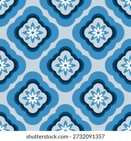 Muster, nahtlos, vierblättrig, Tulpe, Blume, floral, geometrisch, maurisch, arabesk, minimalistisch, modern, Tapete, Hintergrund, Textur, grau, weiß, pastellfarben, Vektorgrafik, Gestaltung, dekorativ, ornamentiv, Fliese, Keramik, symmetrisch, wiederholen, einfach, elegant, klassisch, vintage, retro, textil, Stoff, Interieur, Dekor, Oberfläche, Grafik, abstrakt, motiv, botanisch, weich, neutral, skandinavisch, architektonisch, form, element, einwickelpapier, druck, hintergrund, künstlerisch