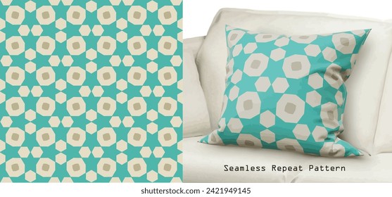 Pattern Seamless Repeat Pattern for Fabric textile, cushion cover, tile, wallpaper, background, gift, wrapping paper.