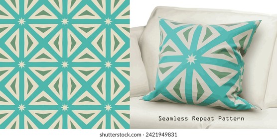 Pattern Seamless Repeat Pattern for Fabric textile, cushion cover, tile, wallpaper, background, gift, wrapping paper.