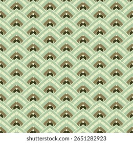 Pattern seamless scale abstract pastel light green color