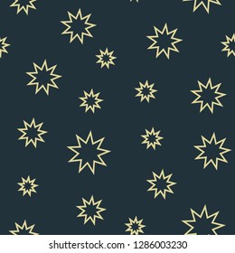 The pattern is seamless, stars on a dark blue background. Perfect for postcards, presentations and just to use the background for Your website.