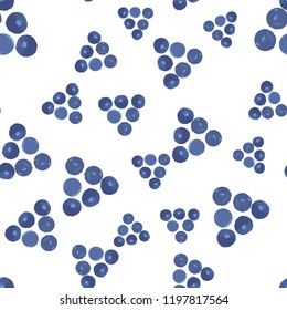 Pattern seamless of triangle is blue. For your design.