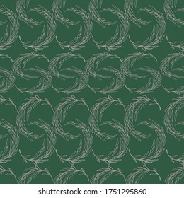
pattern seamless twigs spikelets design
