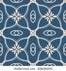 pattern seamless vector flower geometry