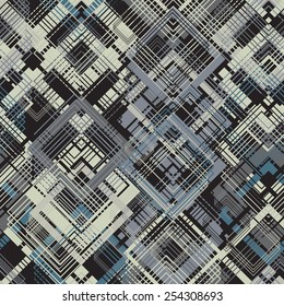 pattern, seamless, vintage, grunge, geometric, black,  white, gray, blue